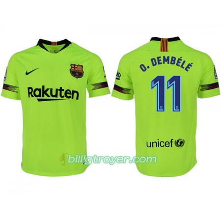 Billige Fotballdrakter FC Barcelona O. DEMBELE 11 Bortedraktsett 2018/19 Kortermet